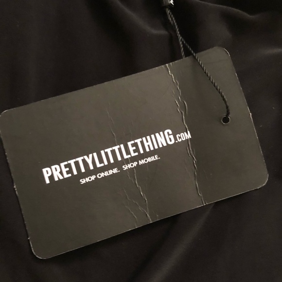 Prettylittlething Black chain halter Top - Picture 8 of 10